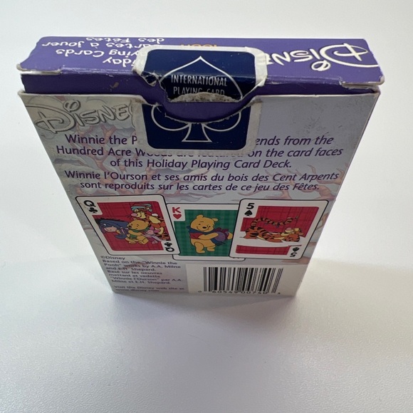 Bicycle Disney Winnie the Pooh Deck of Playing Cards Holiday Playing Cards RARE - Picture 16 of 16